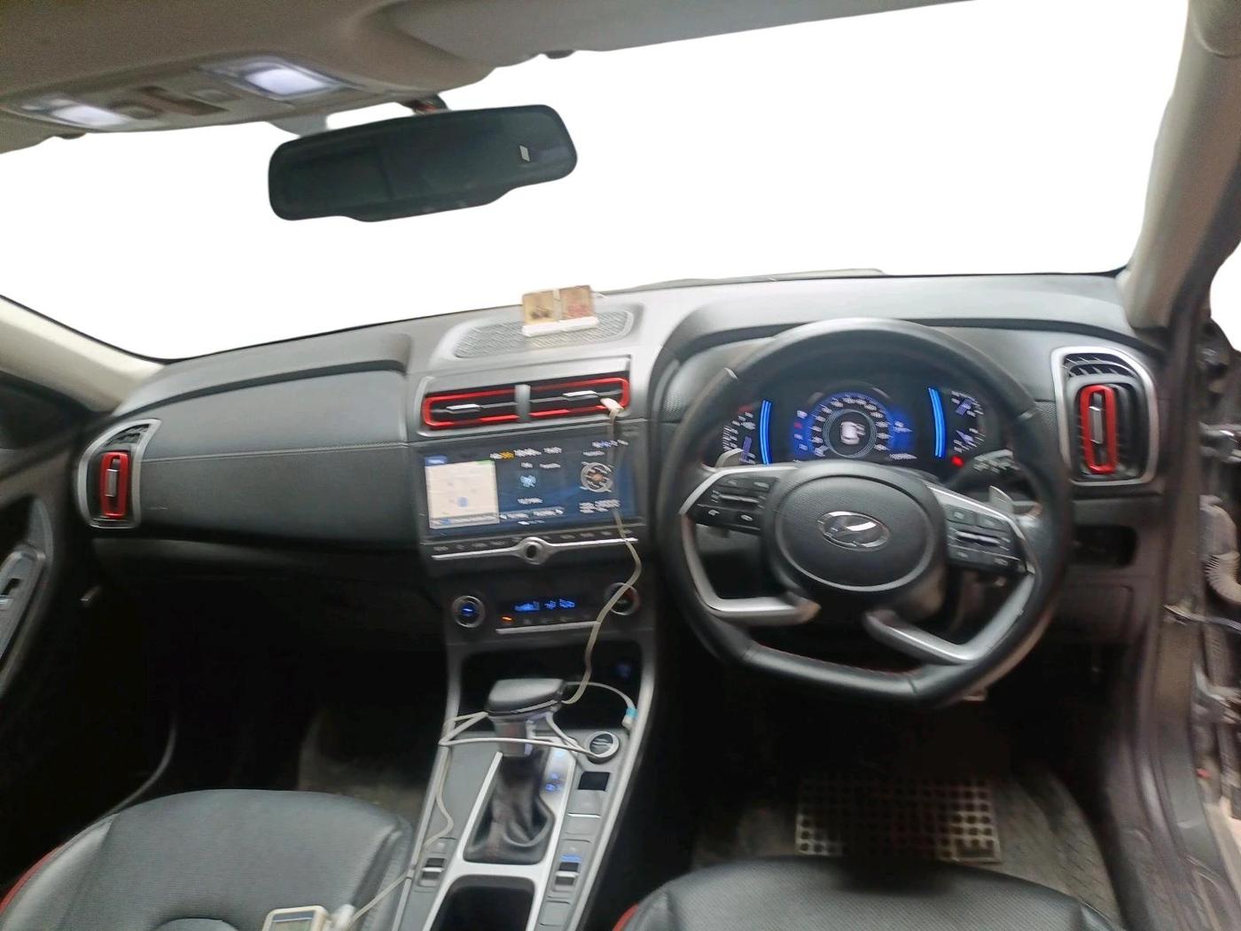2021 Hyundai Creta SX (O) 1.4 TURBO DCT, Petrol, Automatic, 1,09,932 km, interior