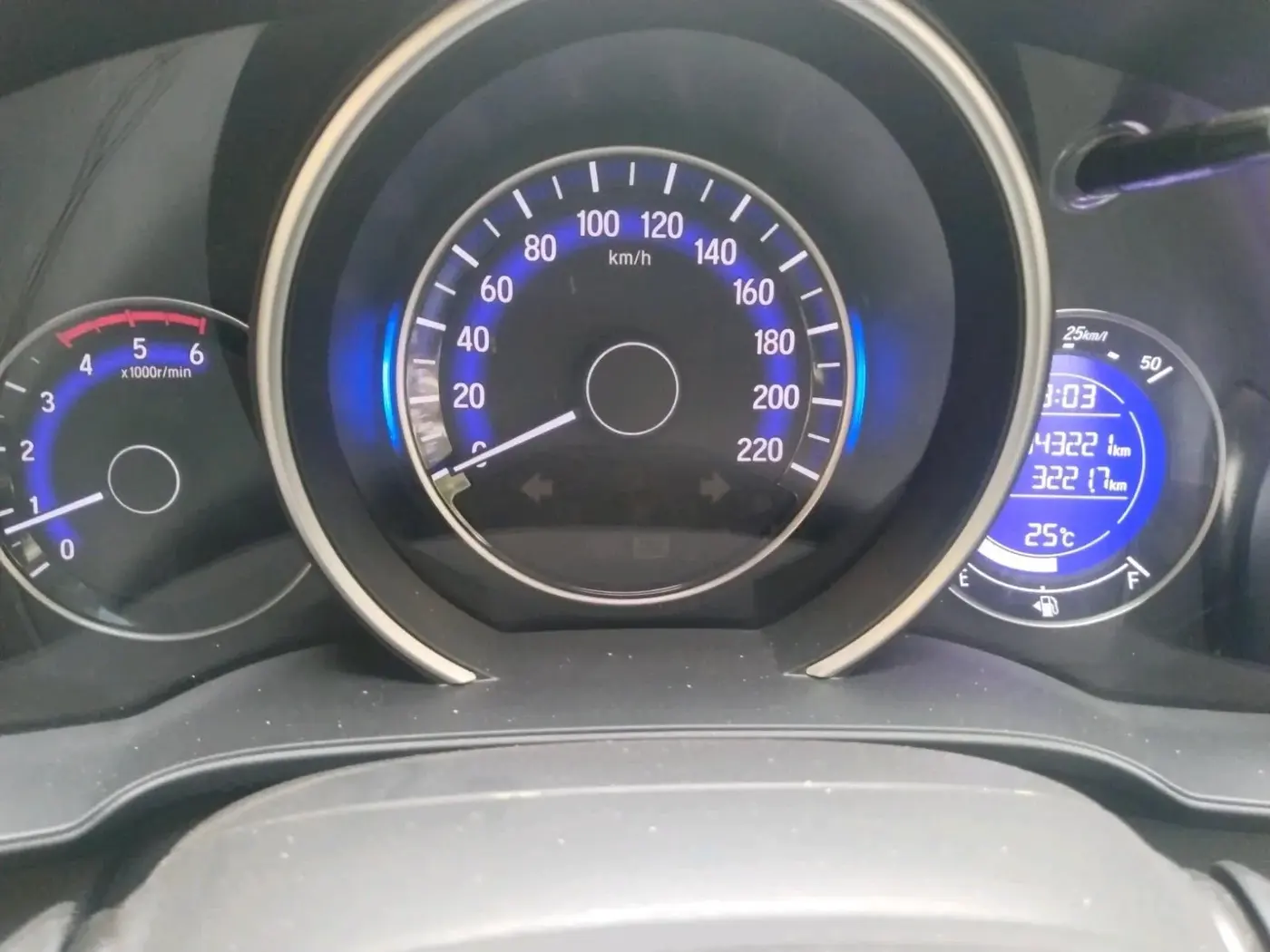 2019 Honda WR-V 1.5L I-DTEC VX MT, Diesel, Manual, 43,221 km, interior