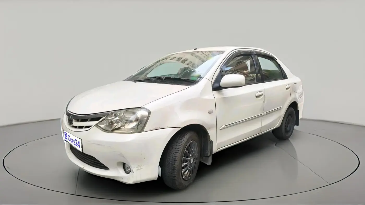 2011 Toyota Etios G, Petrol, Manual, 52,249 km, exterior