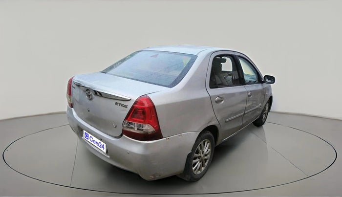 2011 Toyota Etios V, CNG, Manual, 1,50,396 km, exterior