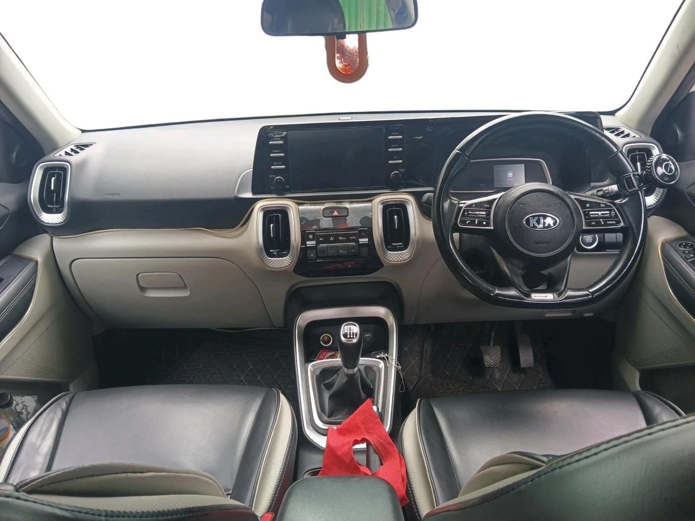2020 KIA SONET HTX 1.0 IMT, Petrol, Manual, 36,924 km, interior