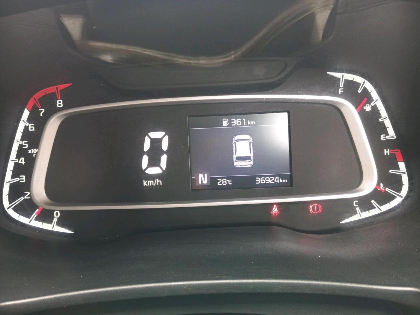 2020 KIA SONET HTX 1.0 IMT, Petrol, Manual, 36,924 km, interior