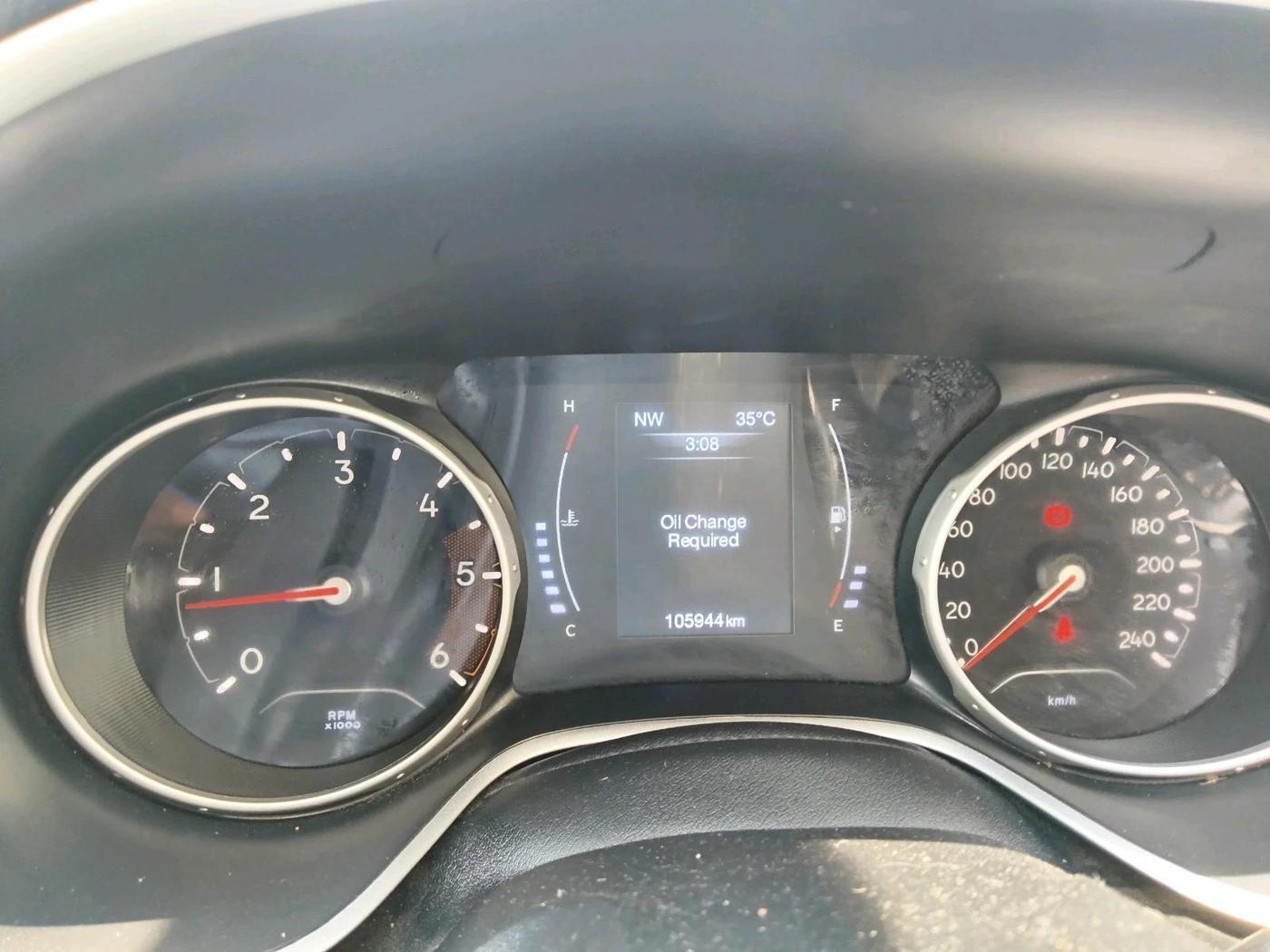 2019 Jeep Compass LIMITED 2.0 DIESEL, Diesel, Manual, 1,05,944 km, interior