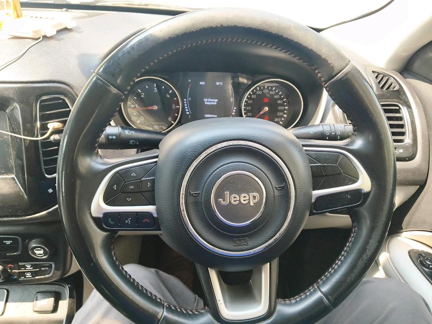2019 Jeep Compass LIMITED 2.0 DIESEL, Diesel, Manual, 1,05,944 km, interior