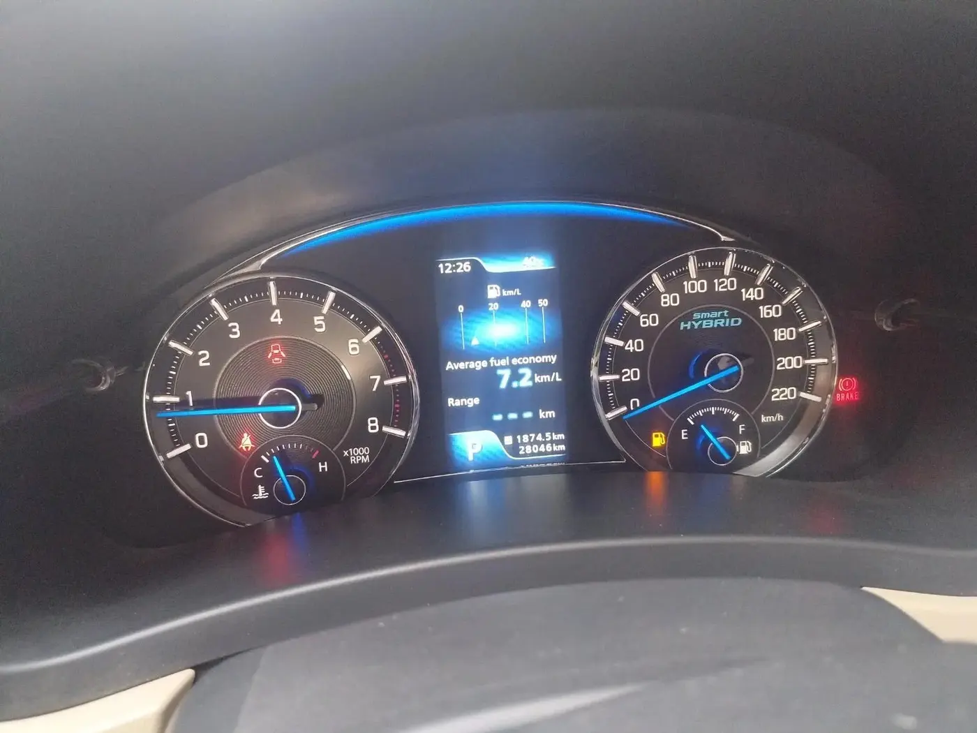 2019 Maruti Ciaz ALPHA  AT 1.5 SHVS PETROL, Petrol, Automatic, 28,046 km, interior
