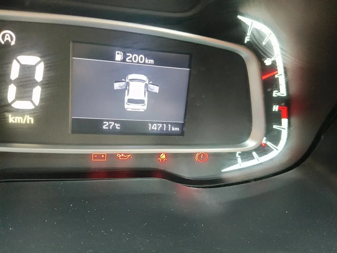2023 KIA SONET HTK PLUS 1.2, Petrol, Manual, 14,712 km, interior
