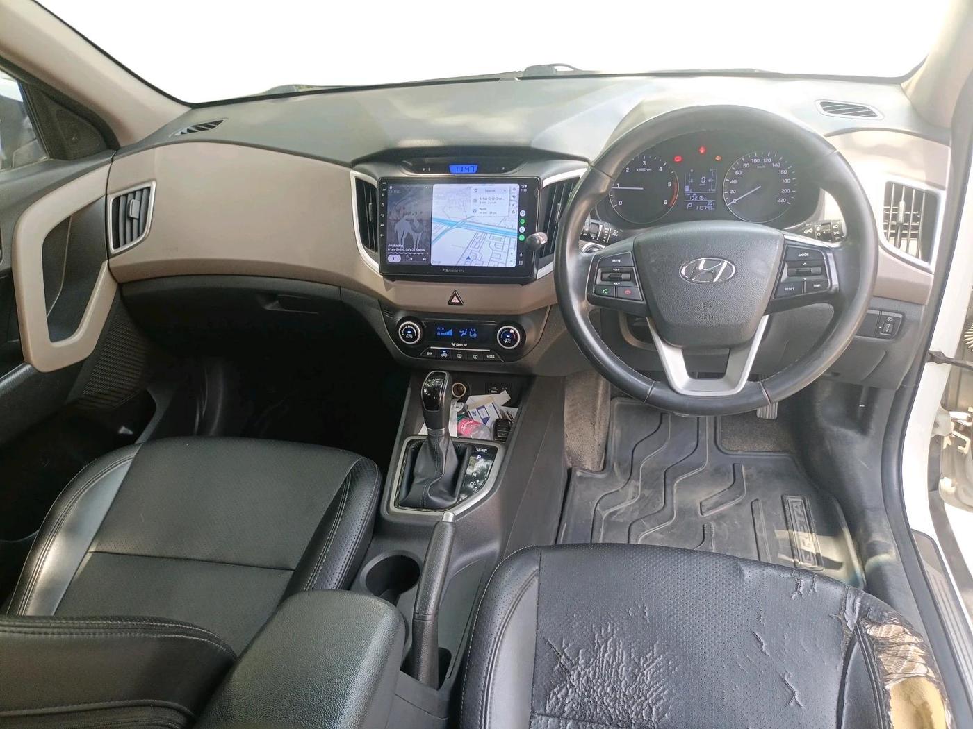 2016 Hyundai Creta SX PLUS AT 1.6 DIESEL, Diesel, Automatic, 1,13,749 km, interior