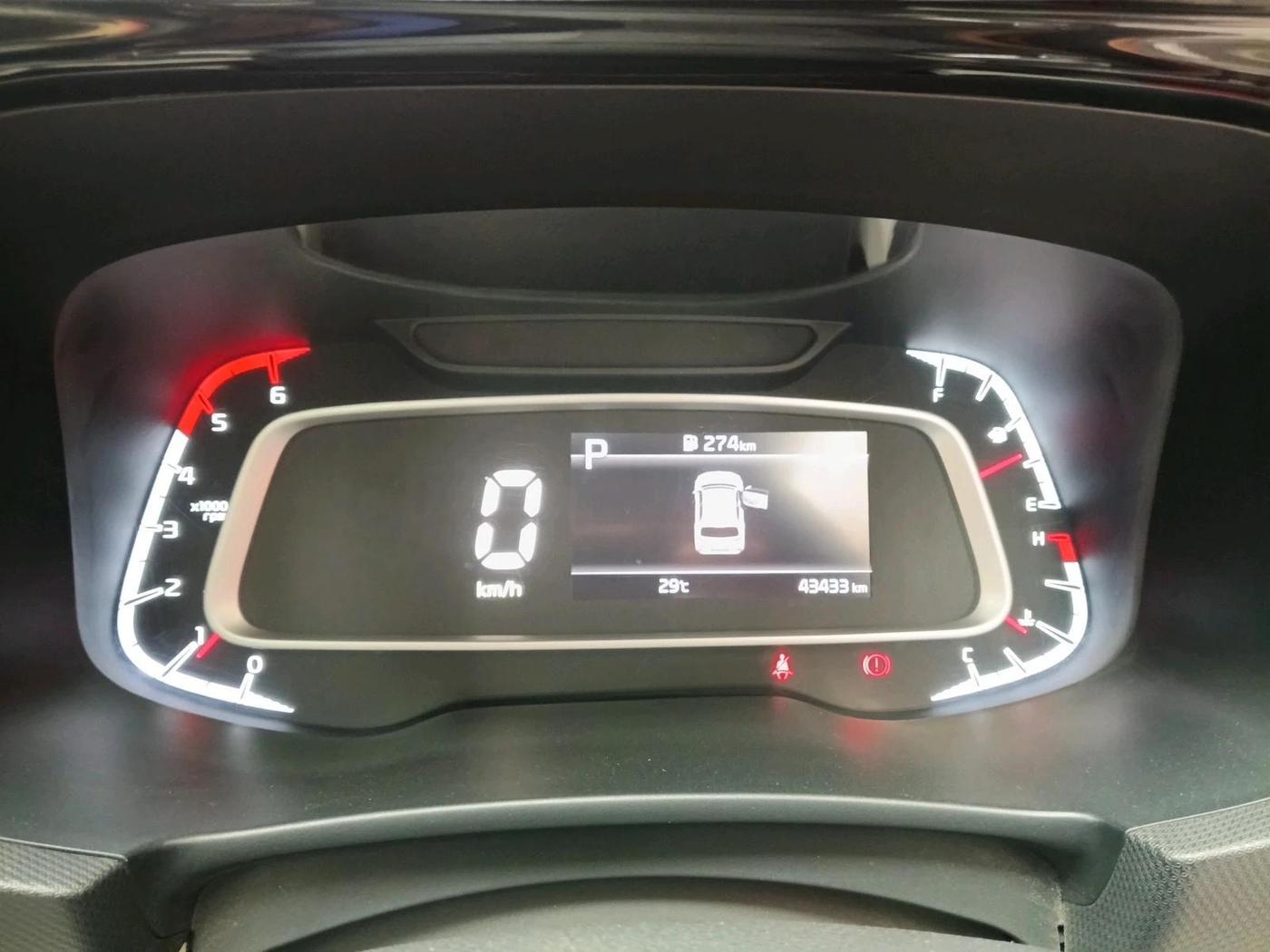 2022 KIA SONET HTX 1.5 AT, Diesel, Automatic, 43,433 km, interior