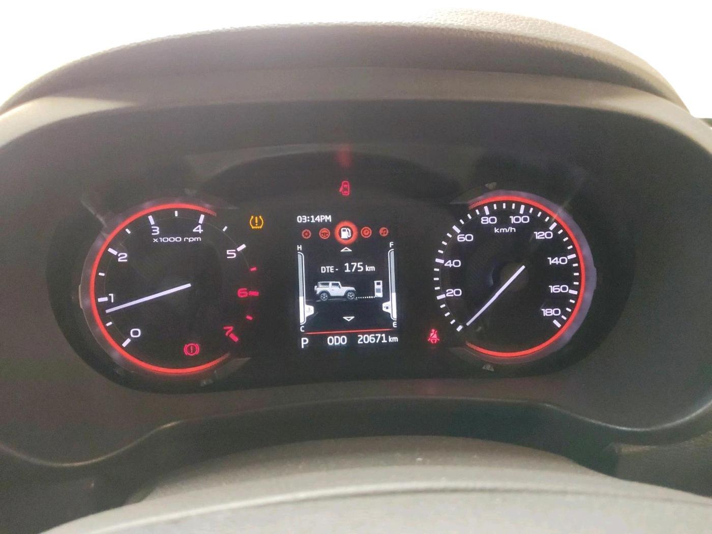 2023 Mahindra Thar LX P 2WD AT HT, Petrol, Automatic, 20,671 km, interior