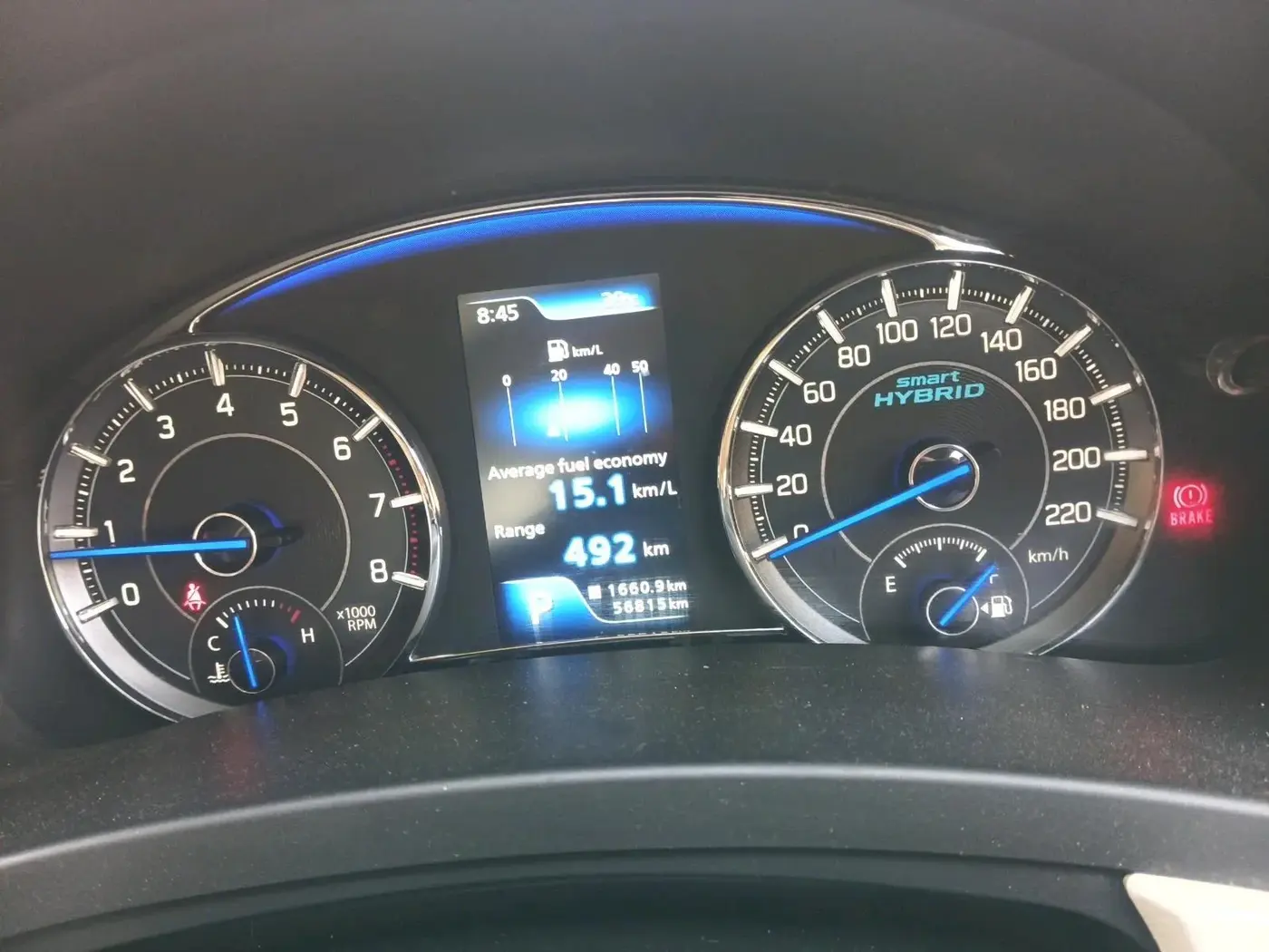 2019 Maruti Ciaz ALPHA  AT 1.5 SHVS PETROL, Petrol, Automatic, 56,815 km, interior