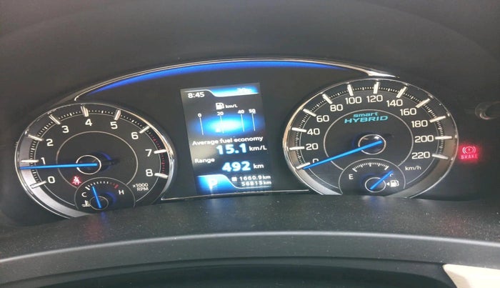 2019 Maruti Ciaz ALPHA  AT 1.5 SHVS PETROL, Petrol, Automatic, 56,815 km, interior