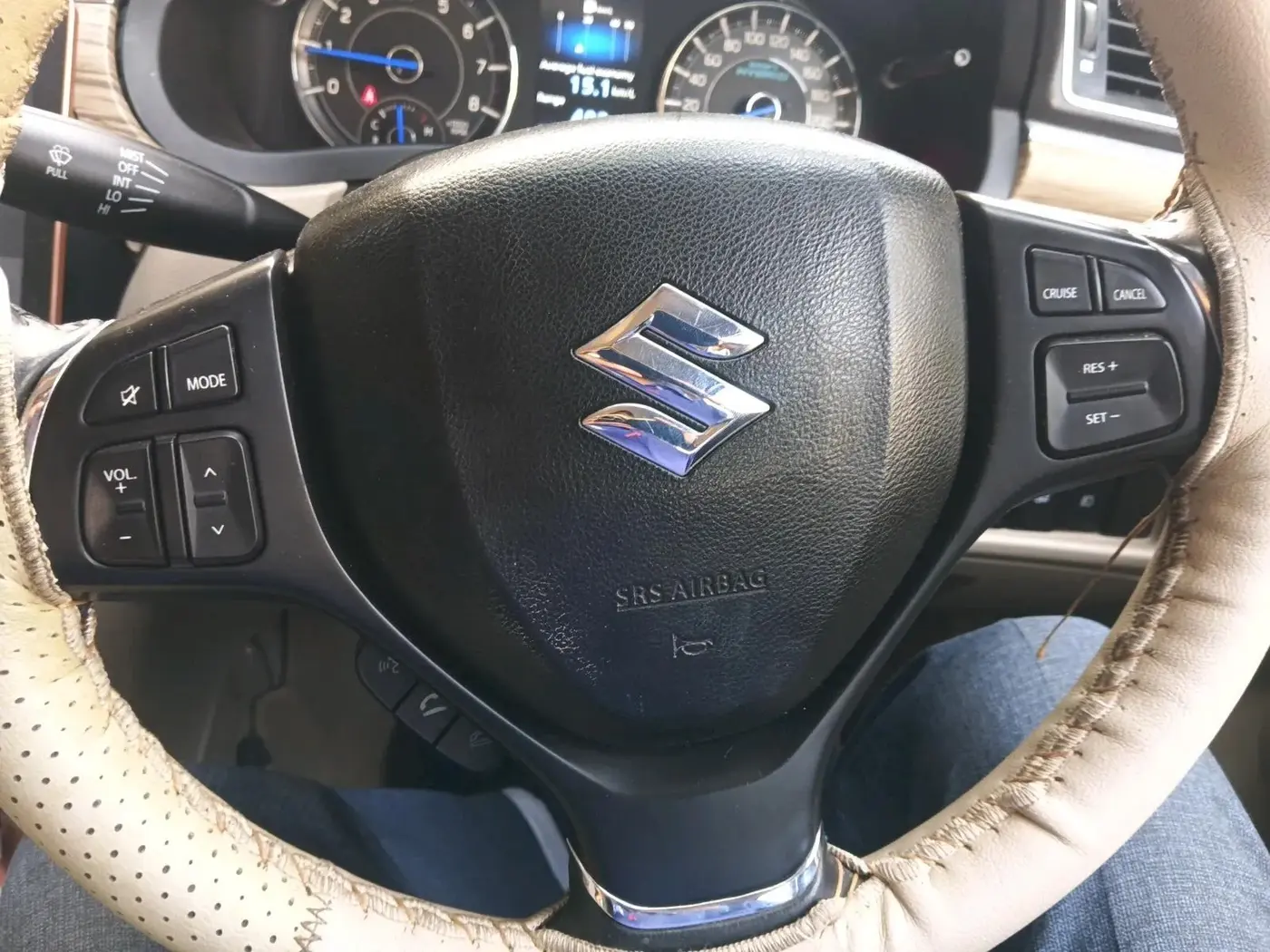 2019 Maruti Ciaz ALPHA  AT 1.5 SHVS PETROL, Petrol, Automatic, 56,815 km, interior