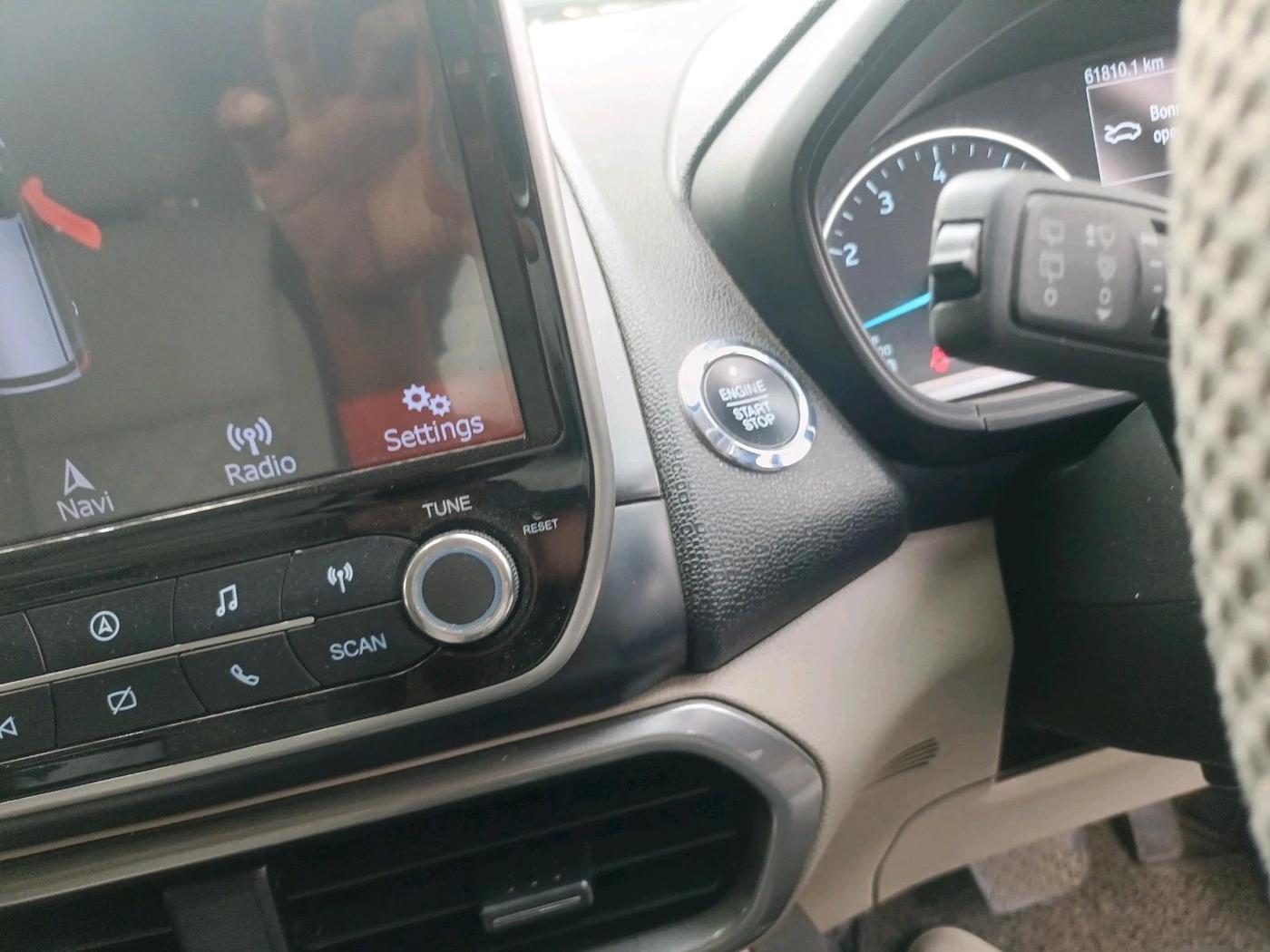 2020 Ford Ecosport TITANIUM + 1.5L PETROL AT, Petrol, Automatic, 1,02,350 km, interior
