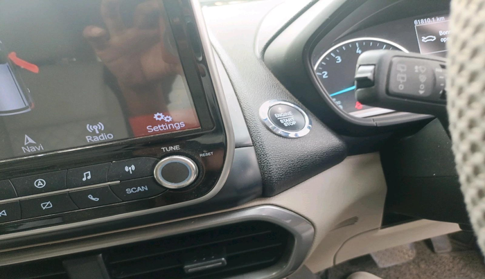 2020 Ford Ecosport TITANIUM + 1.5L PETROL AT, Petrol, Automatic, 1,02,350 km, interior