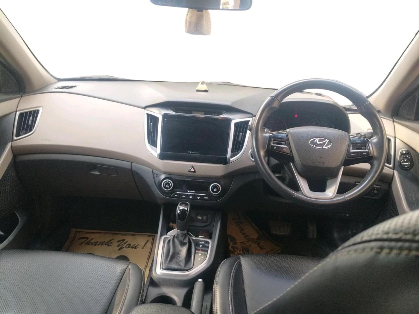 2016 Hyundai Creta SX PLUS AT 1.6 PETROL, Petrol, Automatic, 82,795 km, interior