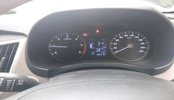 2019 Hyundai Creta SX AT 1.6 DIESEL, Diesel, Automatic, 1,06,916 km, interior