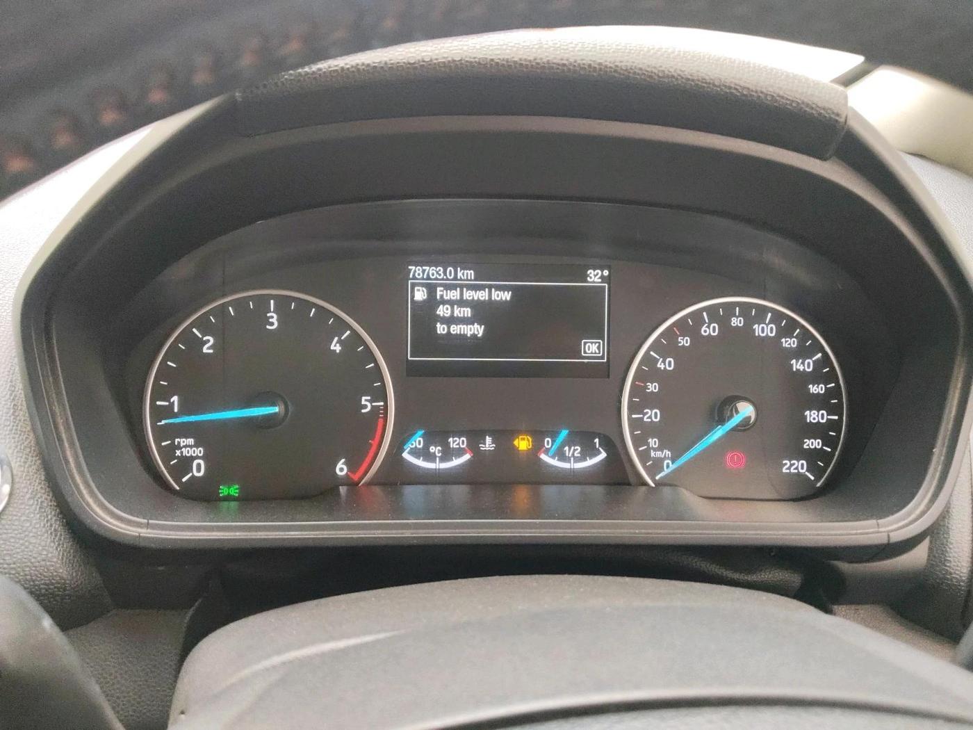 2018 Ford Ecosport TITANIUM 1.5L SPORTS(SUNROOF) DIESEL, Diesel, Manual, 78,763 km, interior