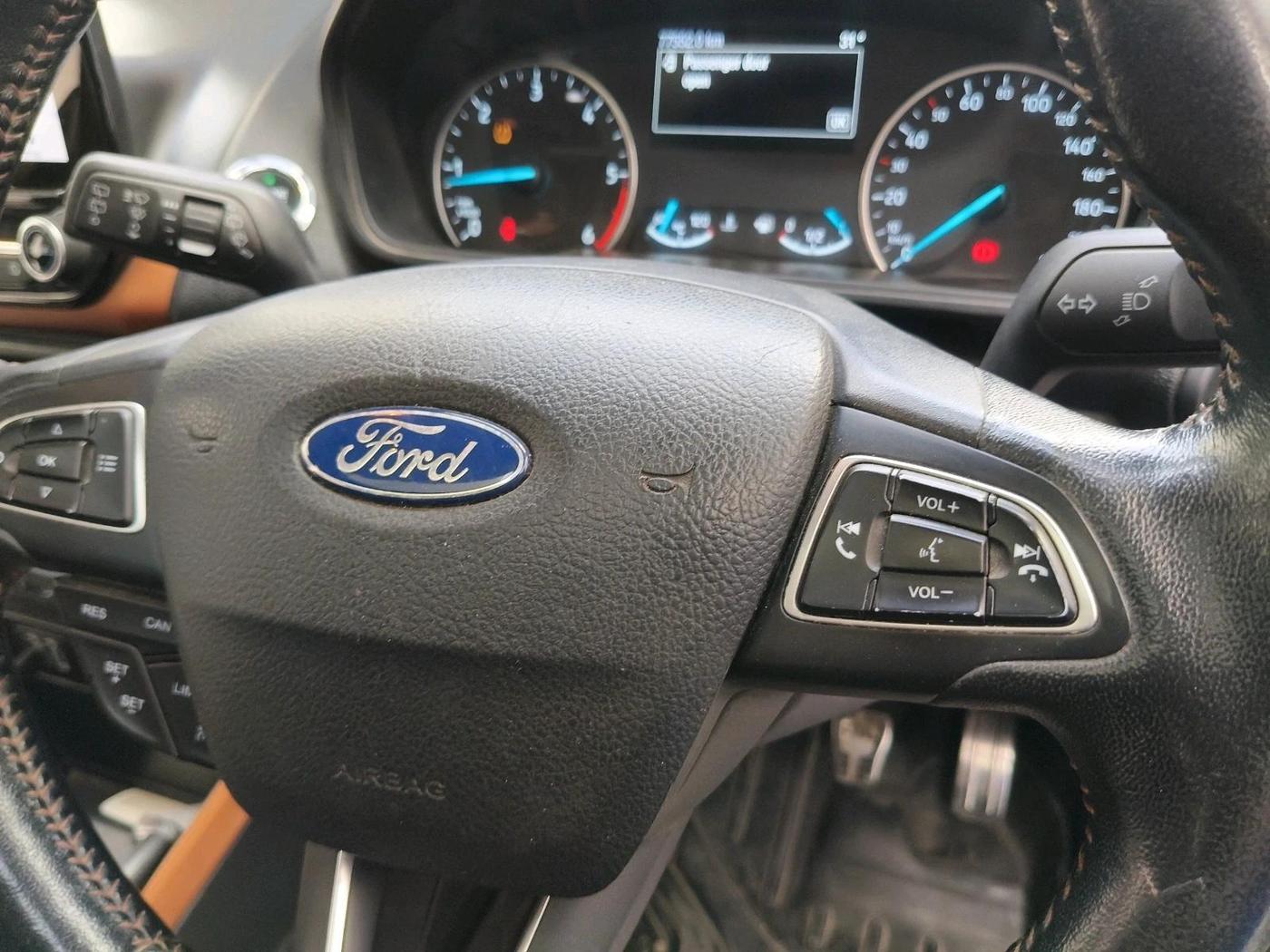 2018 Ford Ecosport TITANIUM 1.5L SPORTS(SUNROOF) DIESEL, Diesel, Manual, 78,763 km, interior