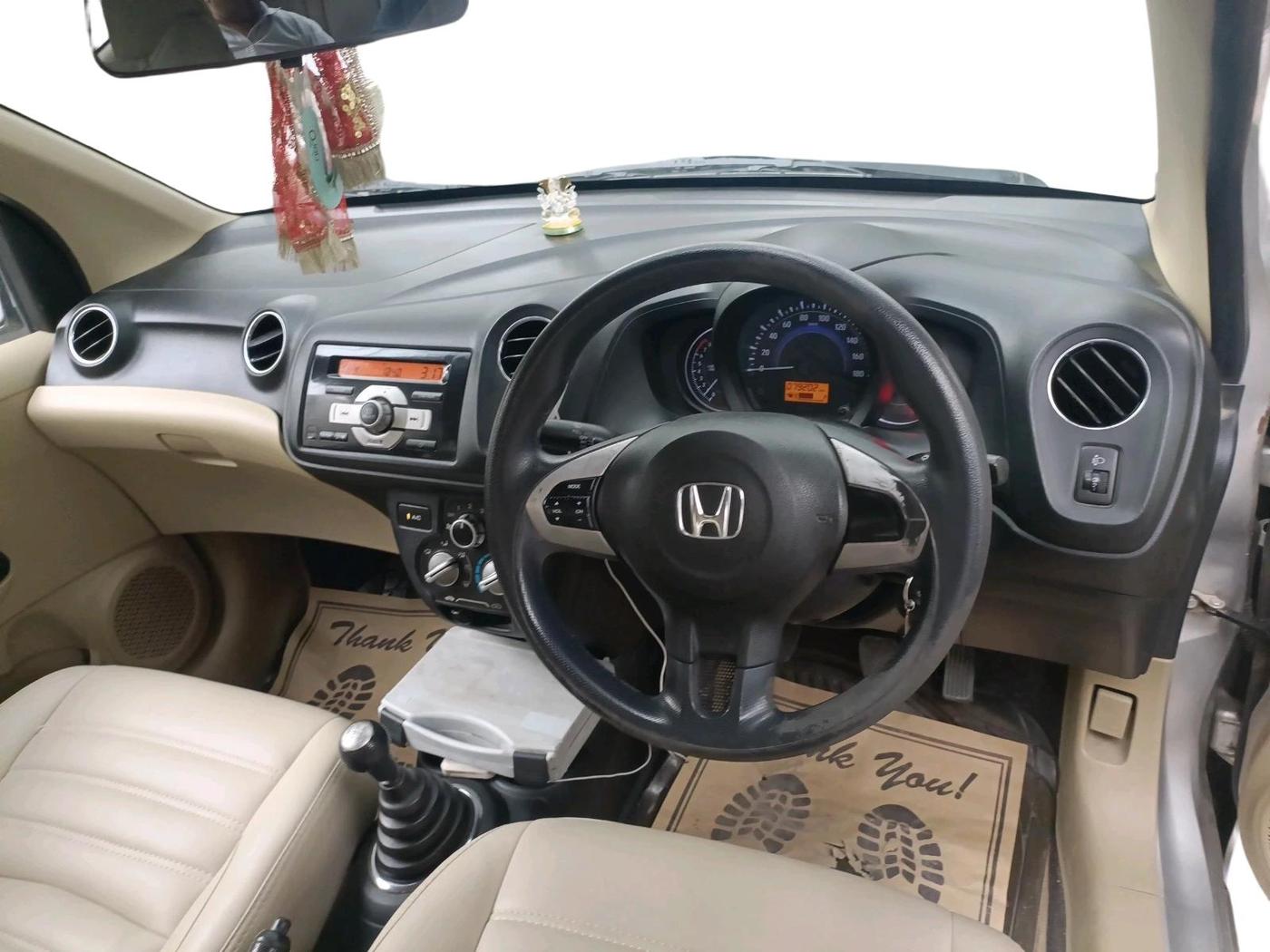 2015 Honda Amaze 1.2L I-VTEC S, Petrol, Manual, 79,203 km, interior