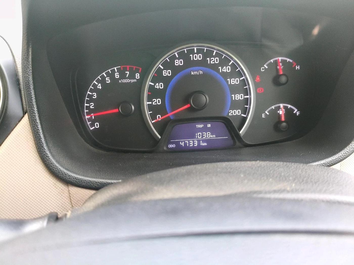2017 Hyundai Grand i10 SPORTZ (O) 1.2 KAPPA VTVT, Petrol, Manual, 47,331 km, interior