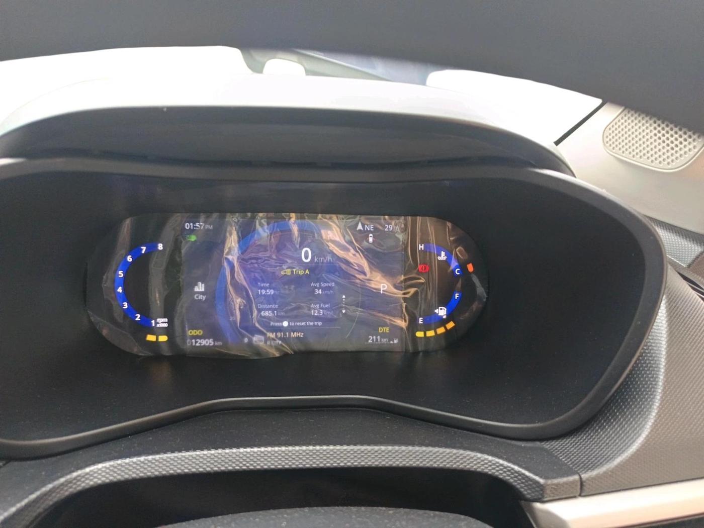 2025 Tata NEXON Creative Plus (PS) 1.2 Petrol DCA Dual Tone, Petrol, Automatic, 12,905 km, interior