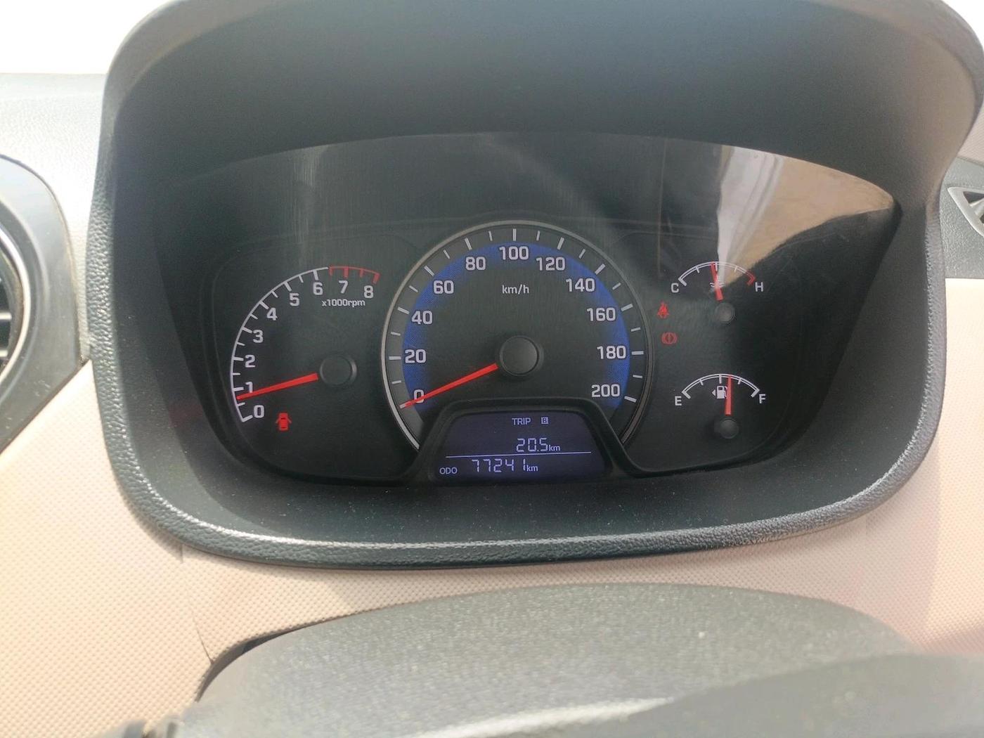2019 Hyundai Xcent S 1.2, CNG, Manual, 77,241 km, interior
