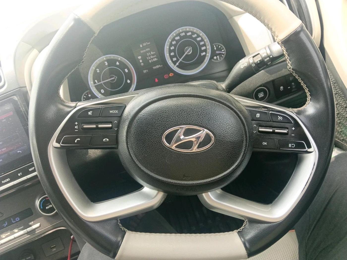 2021 Hyundai Creta SX EXECUTIVE 1.5 DIESEL, Diesel, Manual, 74,354 km, interior