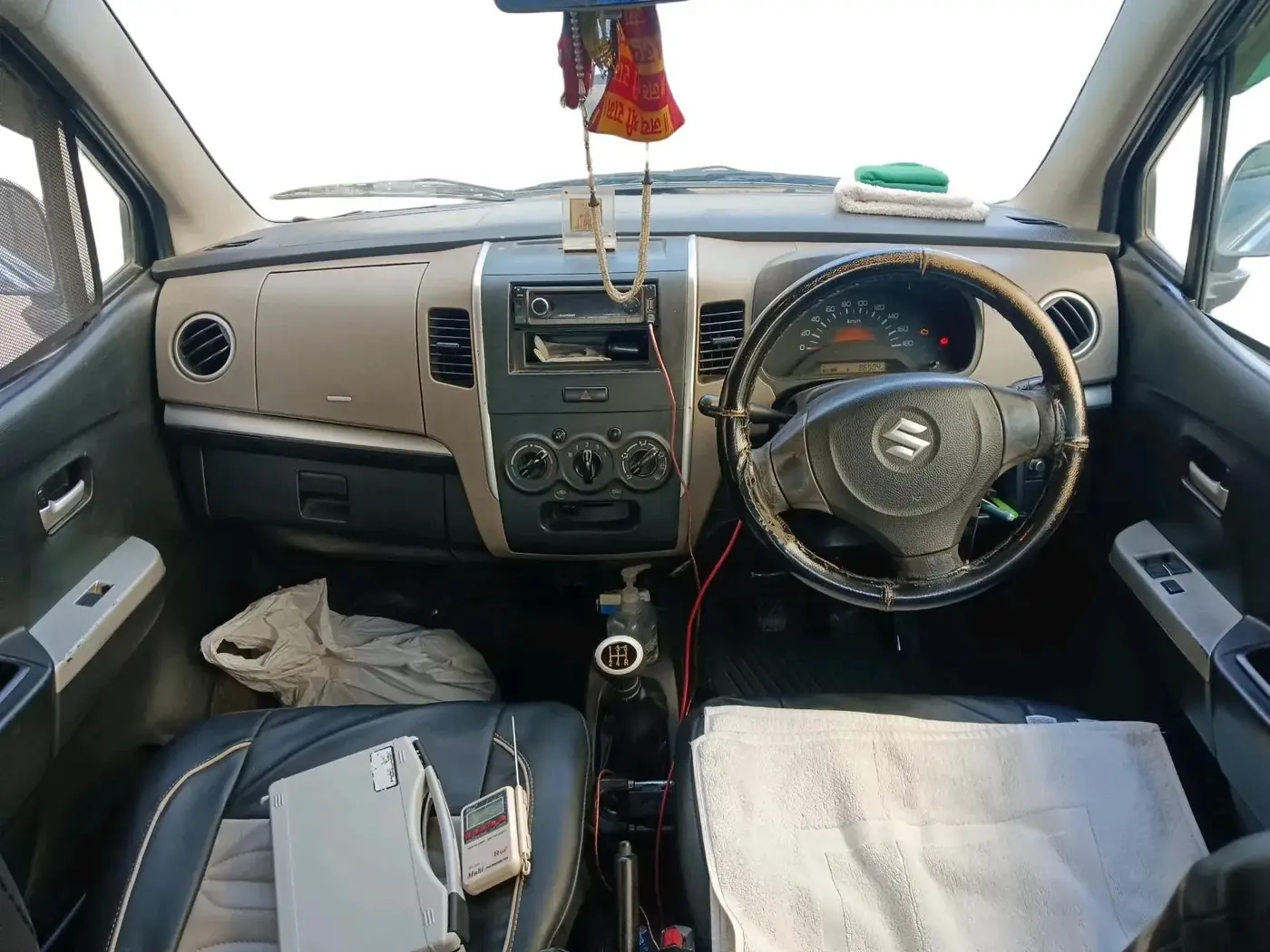 2013 Maruti Wagon R 1.0 LXI CNG, CNG, Manual, 86,506 km, interior