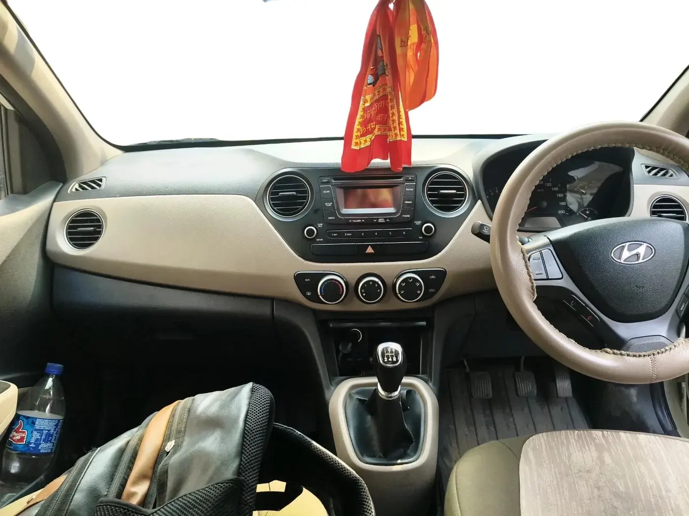 2014 Hyundai Xcent S 1.2, CNG, Manual, 1,12,786 km, interior