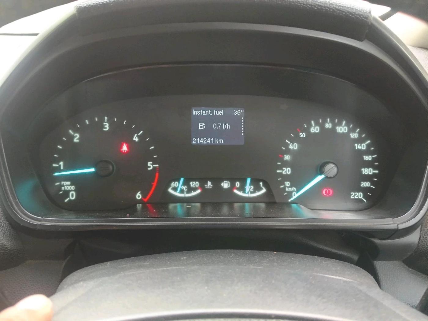 2018 Ford Ecosport TITANIUM 1.5L DIESEL, Diesel, Manual, 2,14,241 km, interior