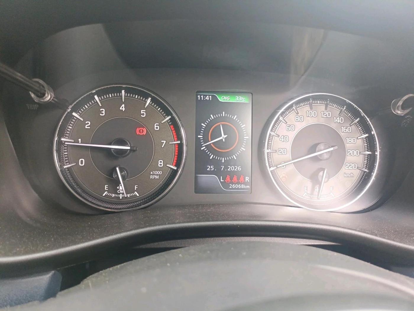 2025 Maruti Baleno  ZETA CNG 1.2L, CNG, Manual, 26,068 km, interior