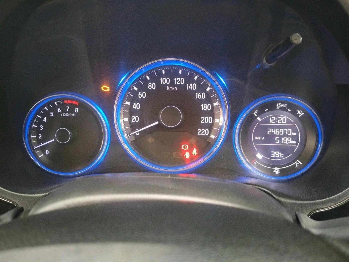 2016 Honda City 1.5L I-VTEC V MT, Petrol, Manual, 2,46,973 km, interior