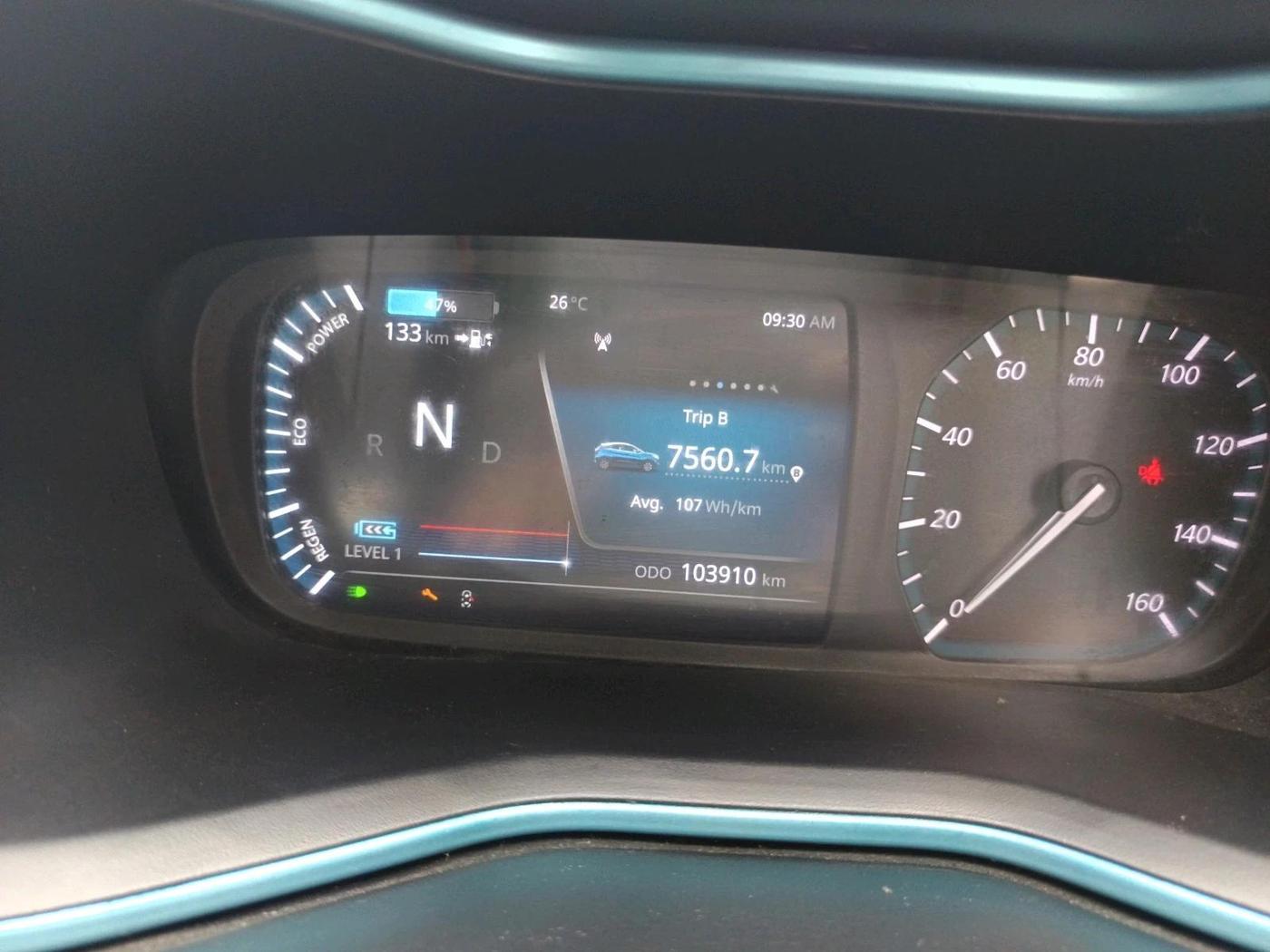 2021 Tata NEXON EV XZ PLUS, Electric, Automatic, 1,03,910 km, interior