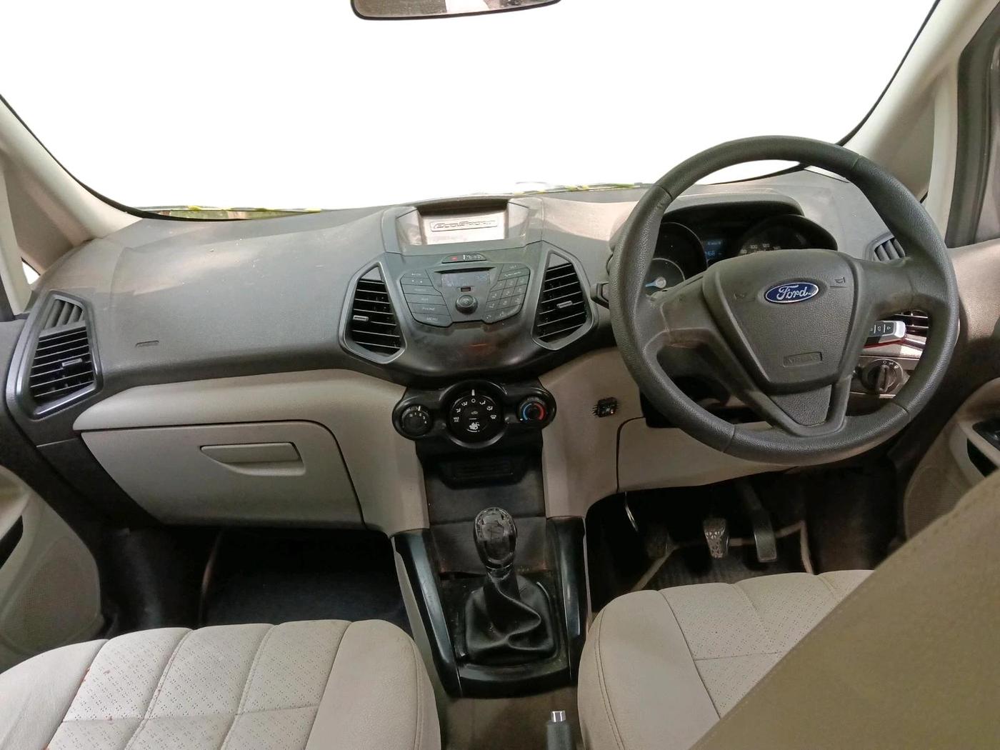 2017 Ford Ecosport AMBIENTE 1.5L PETROL, CNG, Manual, 87,889 km, interior