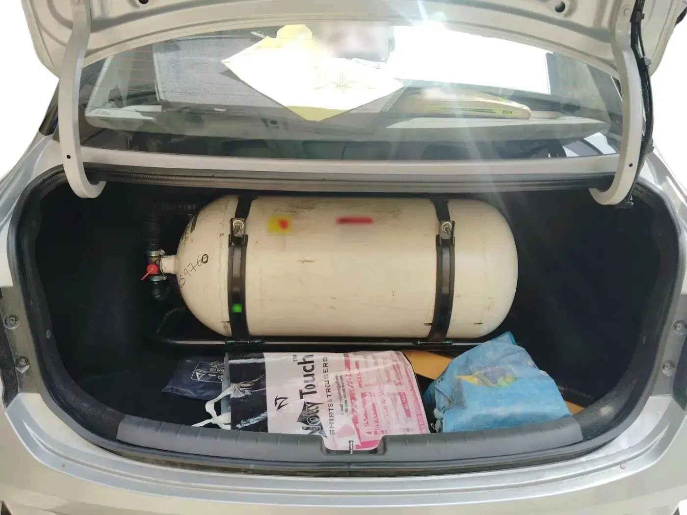 2022 Hyundai AURA S 1.2 CNG, CNG, Manual, 98,395 km, exterior