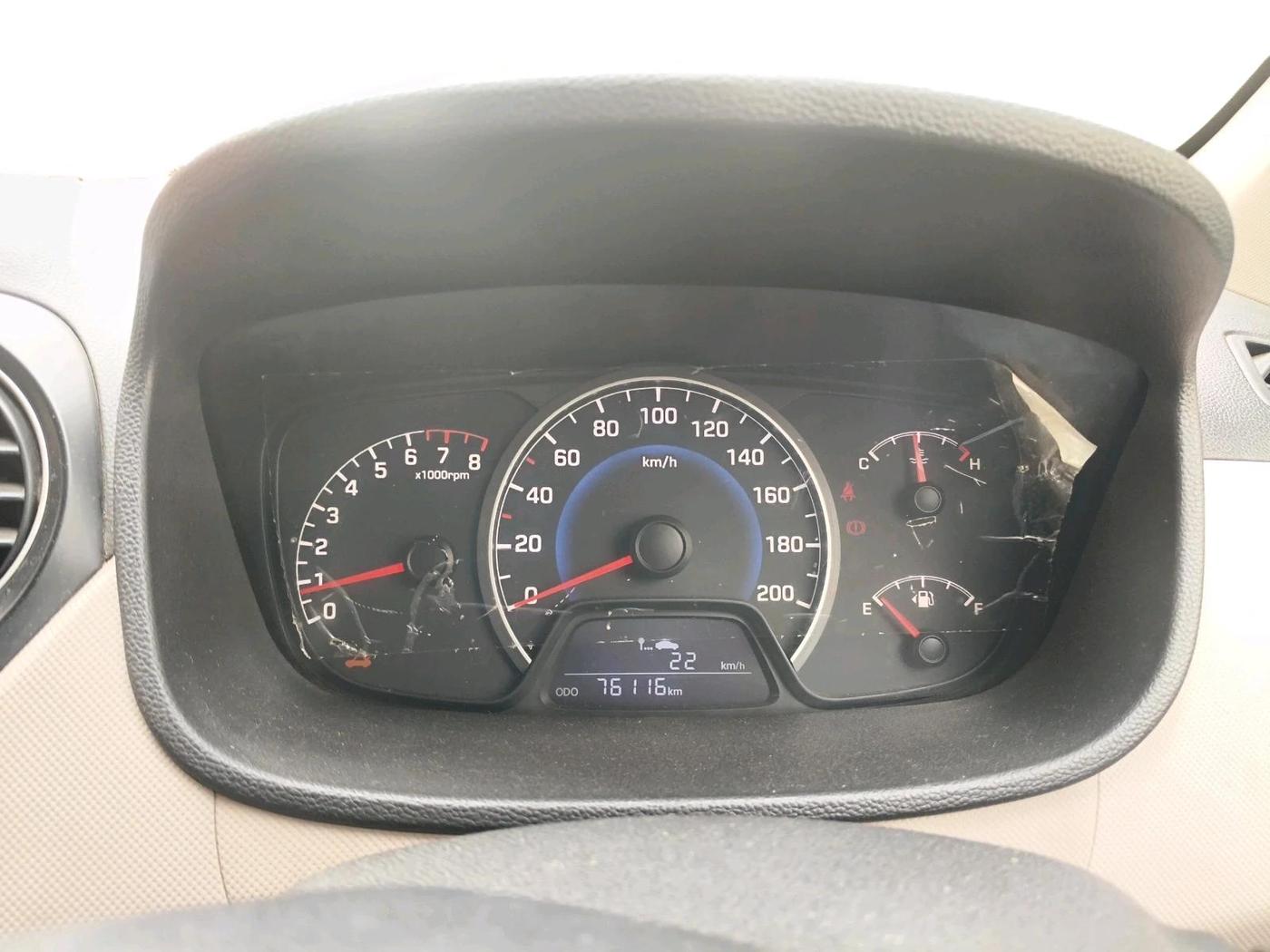 2014 Hyundai Grand i10 MAGNA 1.2 KAPPA VTVT, Petrol, Manual, 76,116 km, interior