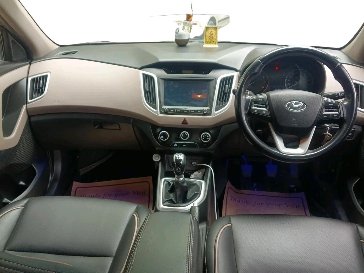 2019 Hyundai Creta E PLUS 1.6 PETROL, Petrol, Manual, 43,793 km, interior
