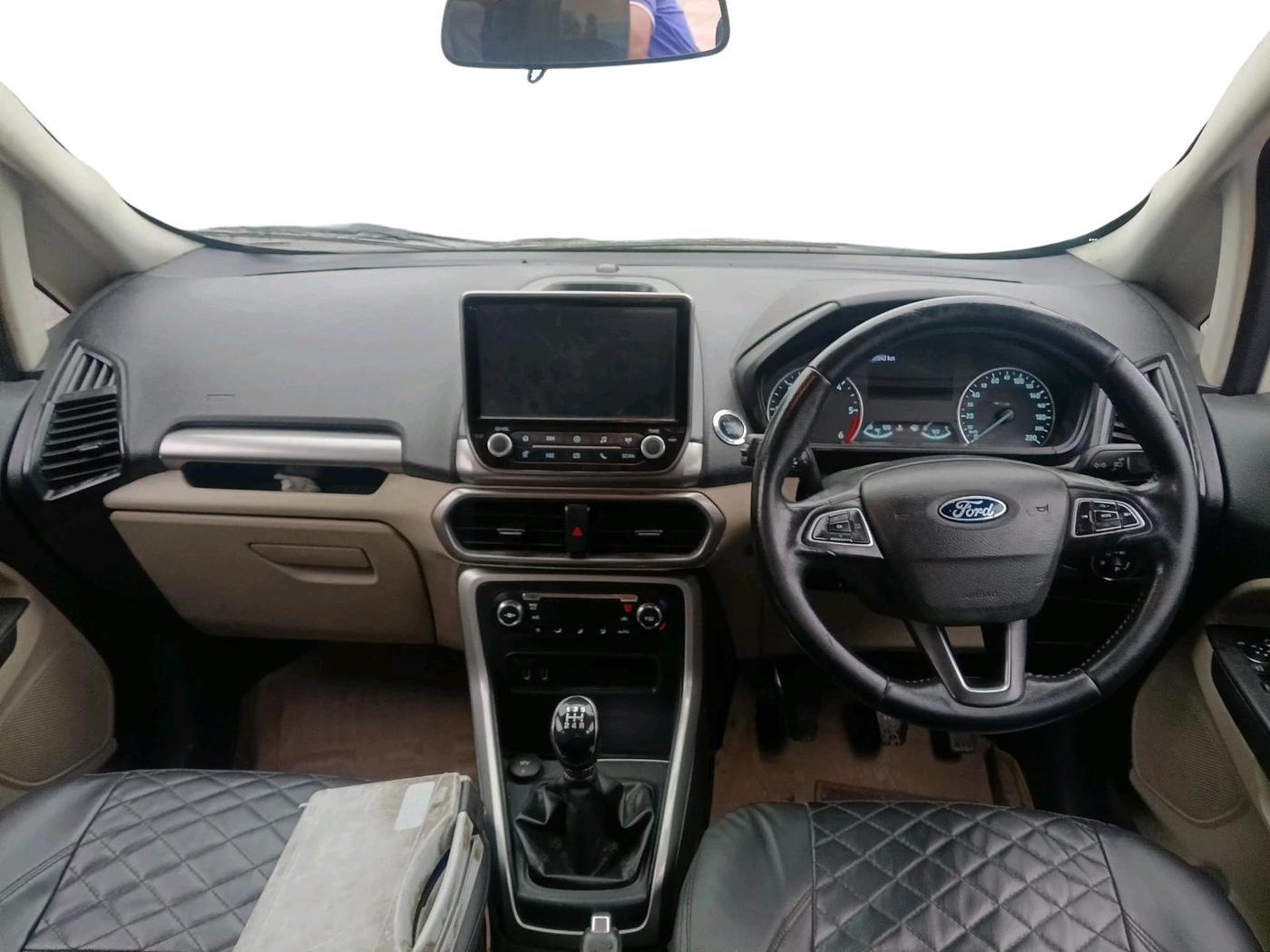 2020 Ford Ecosport TITANIUM 1.5L DIESEL, Diesel, Manual, 1,00,843 km, interior