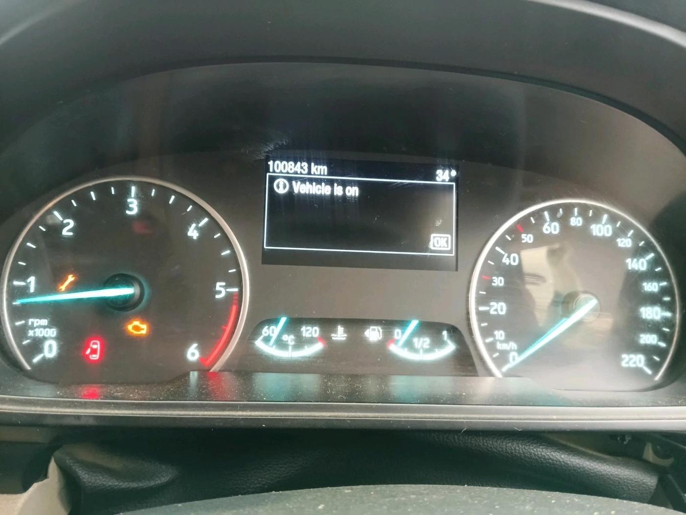2020 Ford Ecosport TITANIUM 1.5L DIESEL, Diesel, Manual, 1,00,843 km, interior