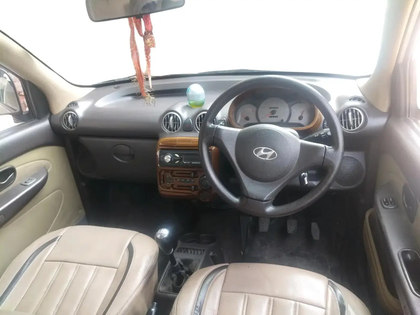 2011 Hyundai Santro Xing GL, CNG, Manual, 1,13,236 km, interior