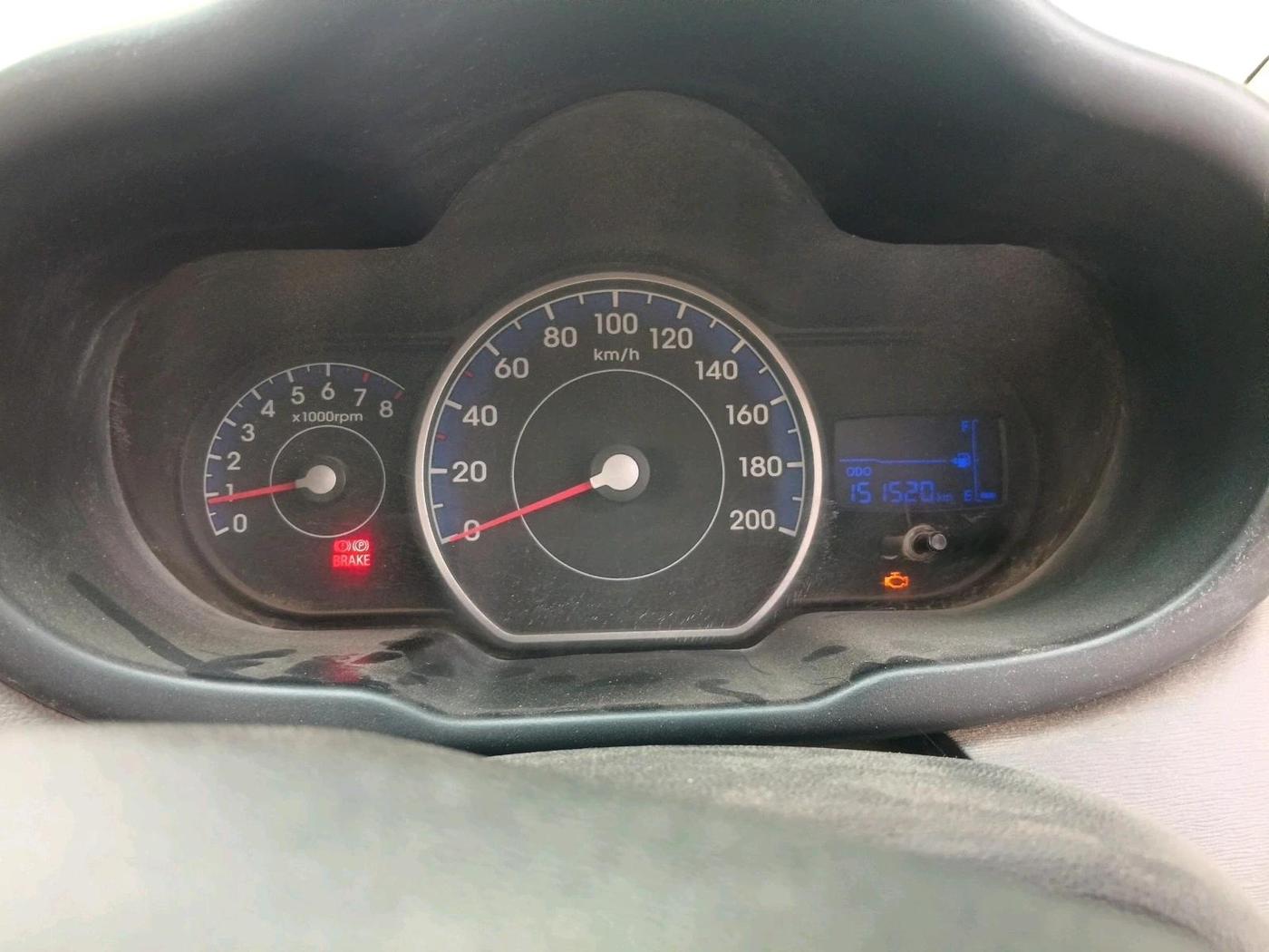 2012 Hyundai i10 MAGNA 1.2, CNG, Manual, 1,51,520 km, interior