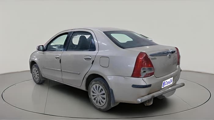 2012 Toyota Etios G, Petrol, Manual, 55,240 km, exterior