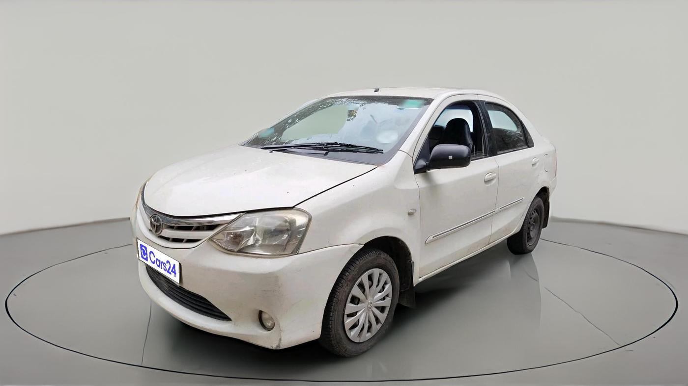 2011 Toyota Etios G, CNG, Manual, 1,05,595 km, exterior
