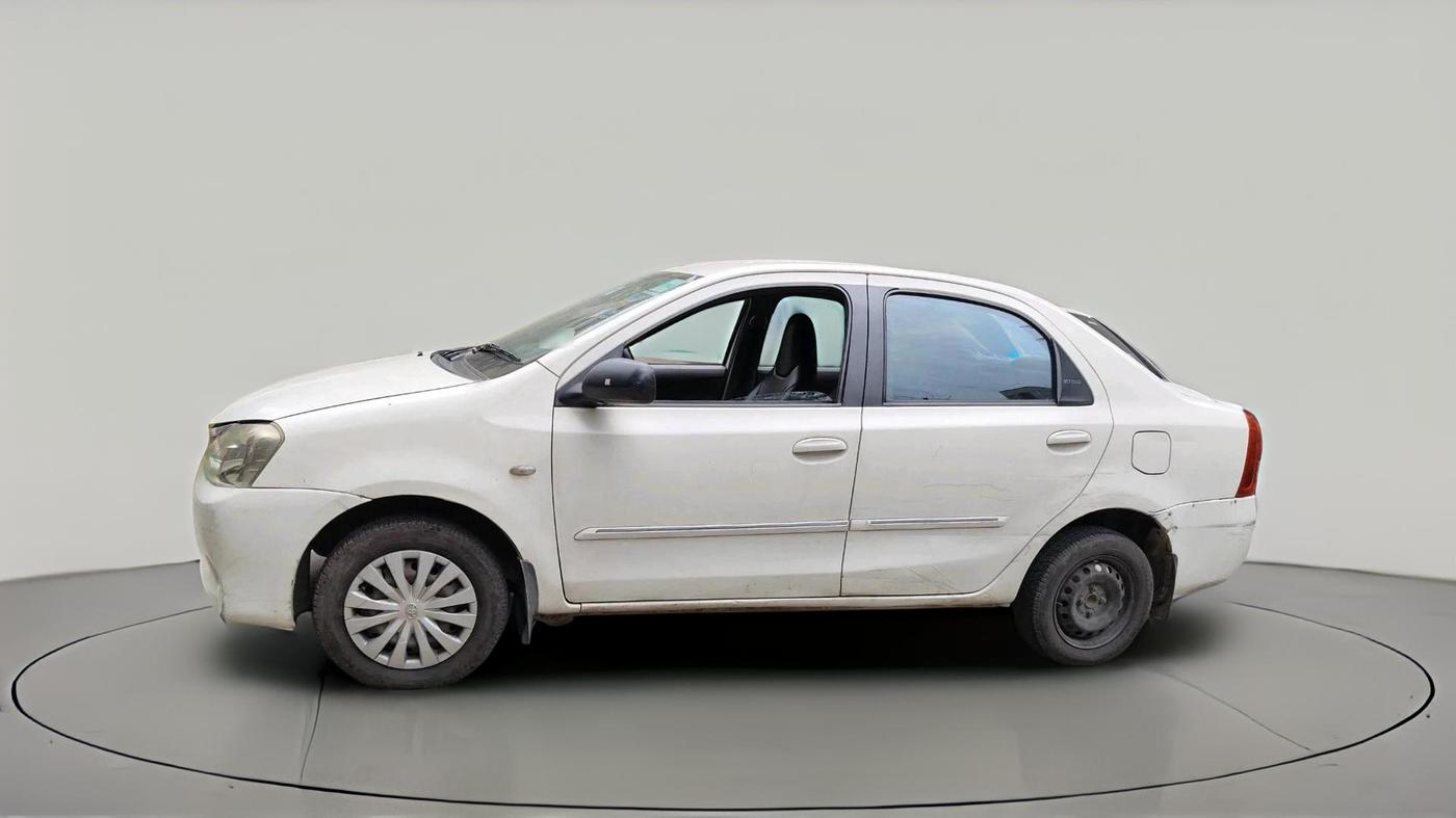 2011 Toyota Etios G, CNG, Manual, 1,05,595 km, exterior