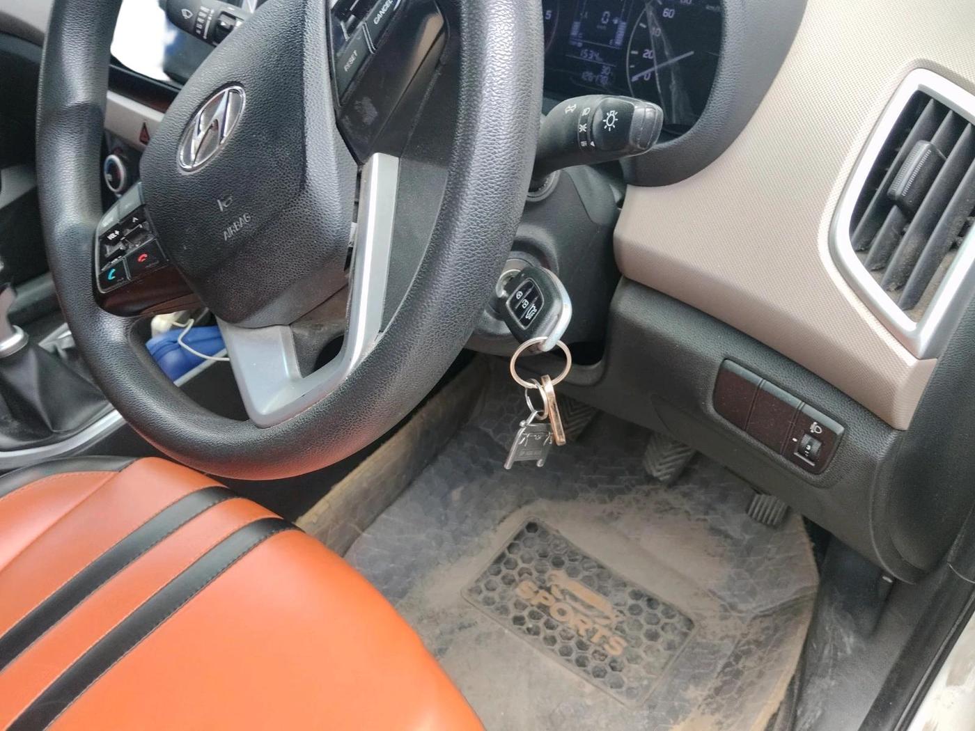 2018 Hyundai Creta E PLUS 1.4 DIESEL, Diesel, Manual, 1,27,168 km, interior