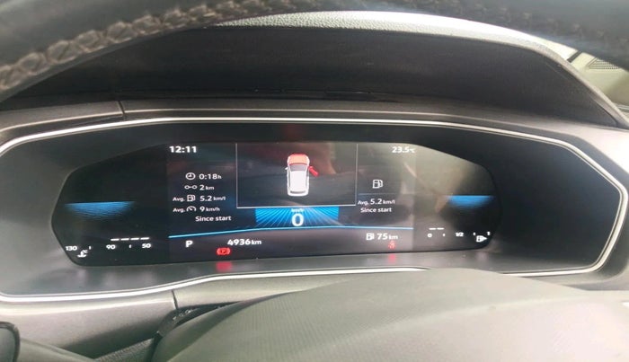 2024 Volkswagen TAIGUN TOPLINE 1.0 TSI AT, Petrol, Automatic, 4,936 km, interior