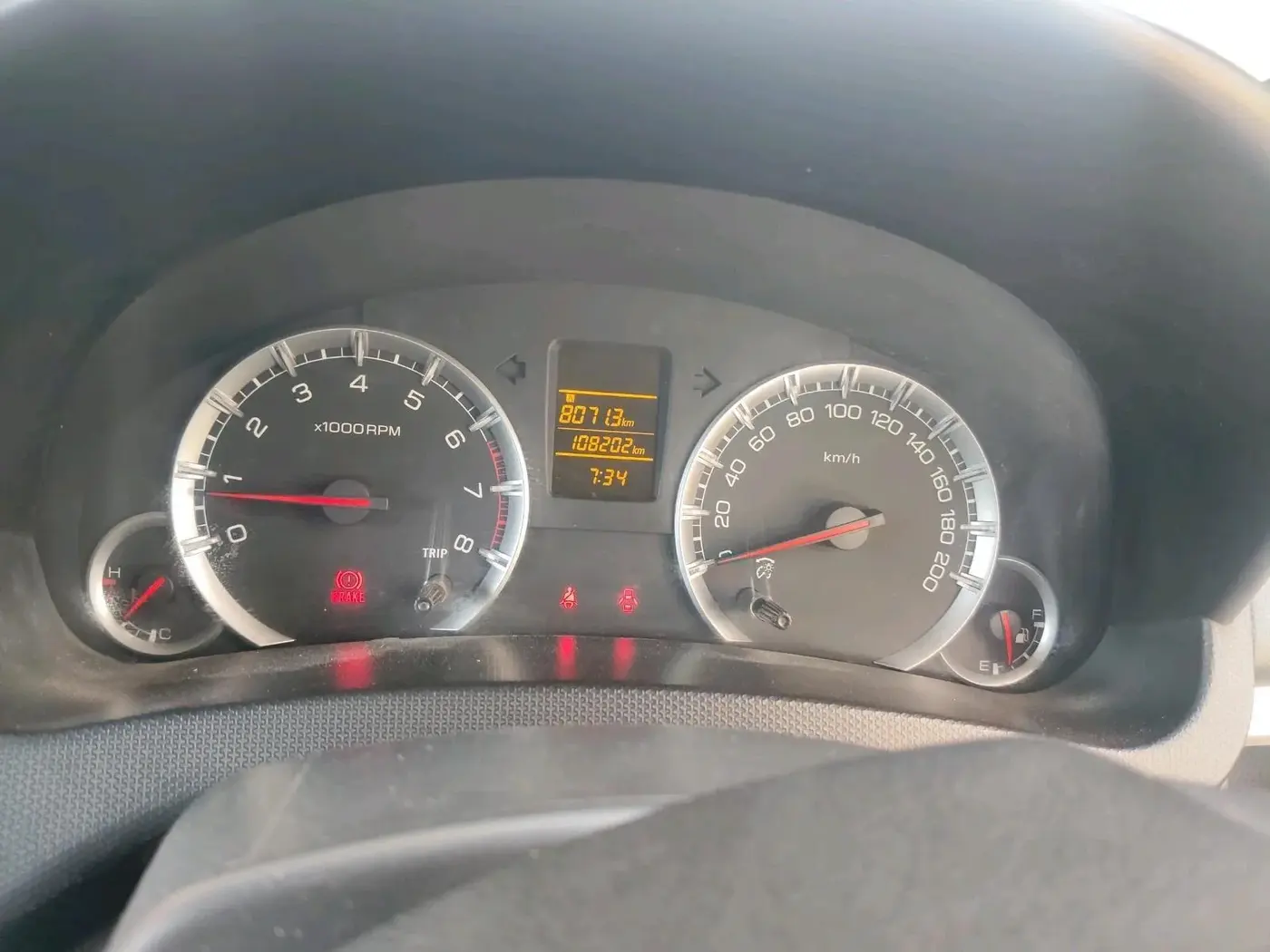 2014 Maruti Swift VXI, CNG, Manual, 1,08,202 km, interior