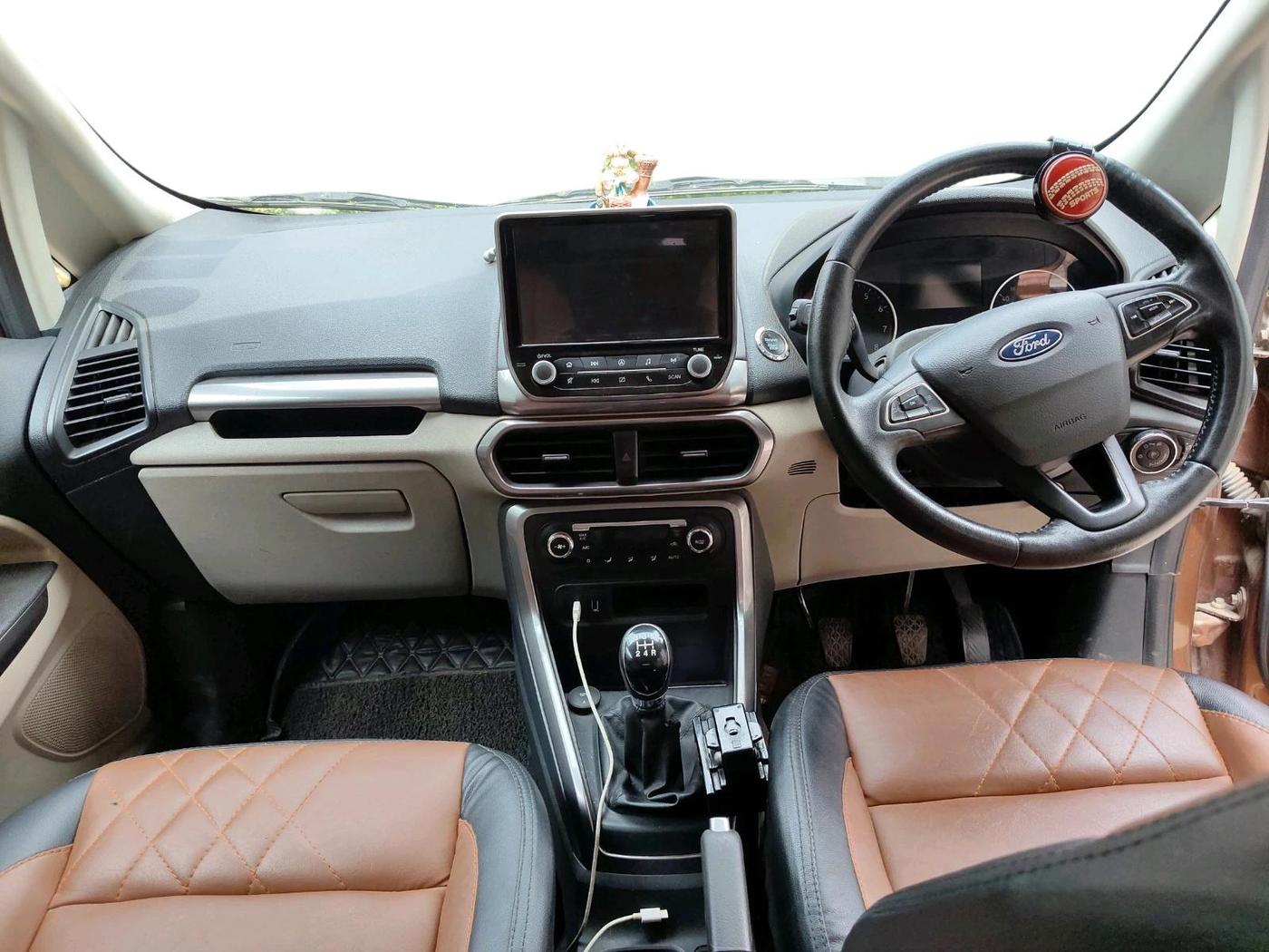 2019 Ford Ecosport TITANIUM 1.5L PETROL, Petrol, Manual, 1,05,321 km, interior