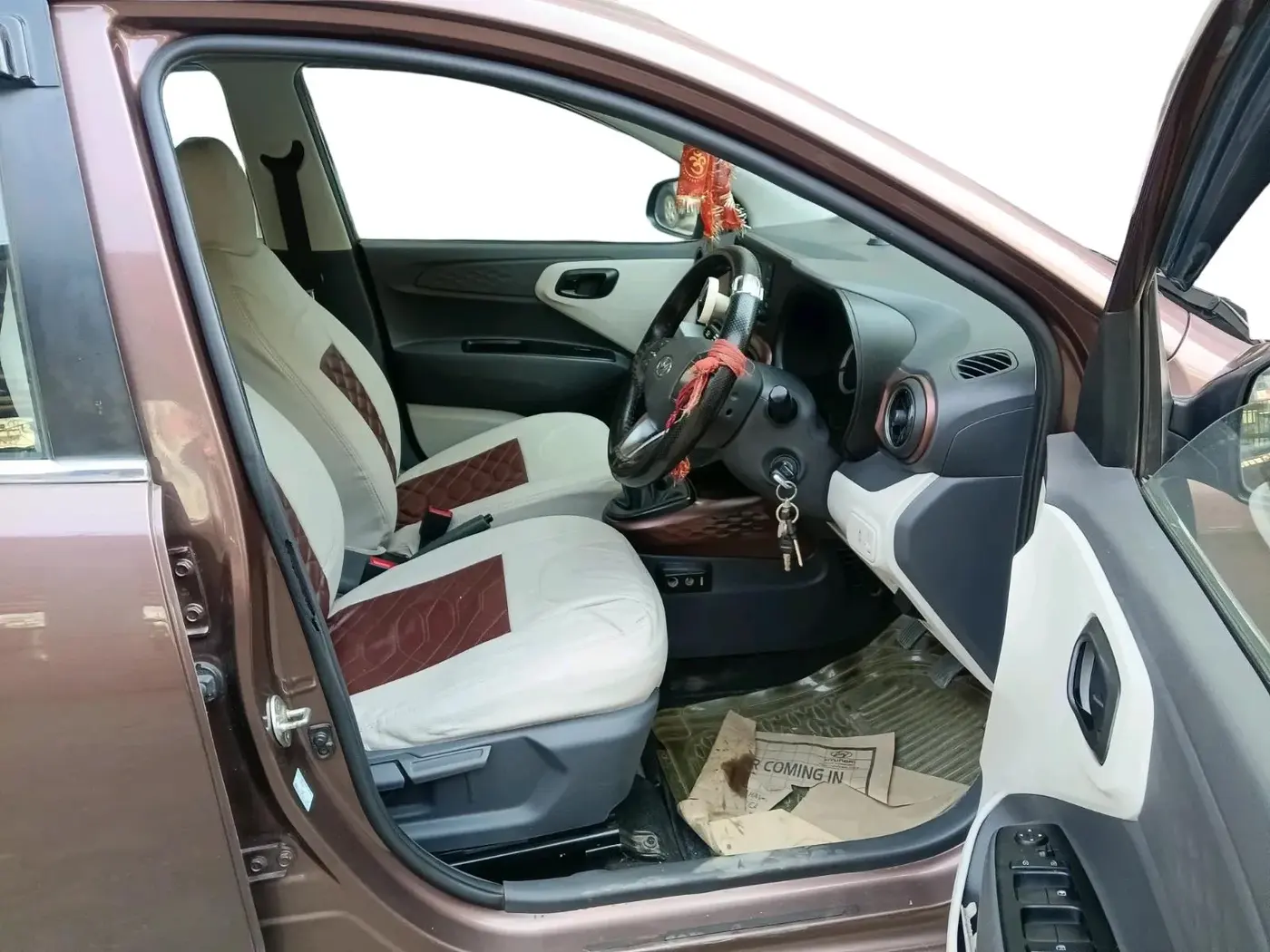 2021 Hyundai AURA S 1.2 CNG, CNG, Manual, 1,00,000 km, interior