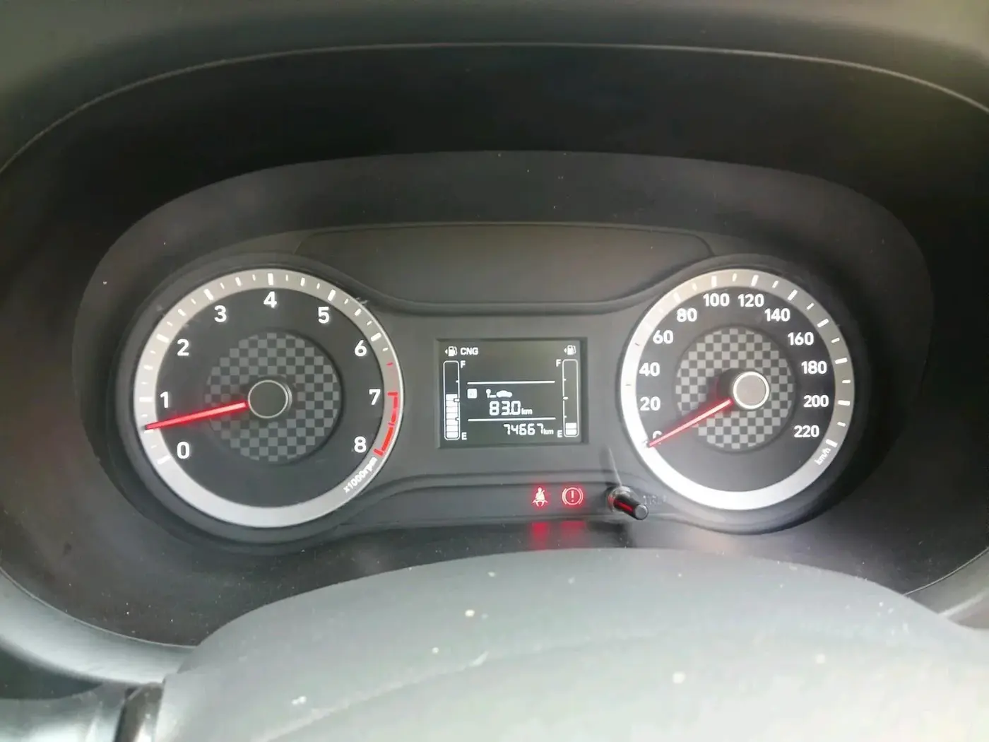 2021 Hyundai AURA S 1.2 CNG, CNG, Manual, 1,00,000 km, interior
